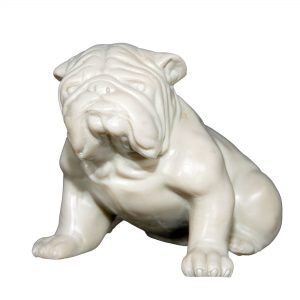 Faux Ivory Bull Dog