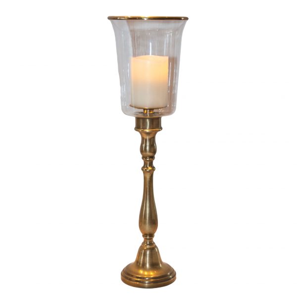 Groombridge Brass Hurricane Lamp