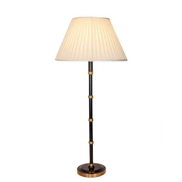 Chirk Bronze & Brass Bamboo Lamp